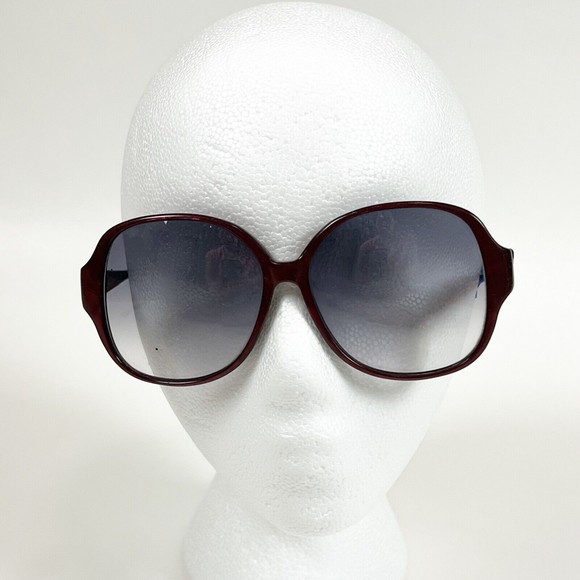 Gucci Red Pearl Swirl Pattern Oversize Oval Glasses Italy GG2115/S65R Italy